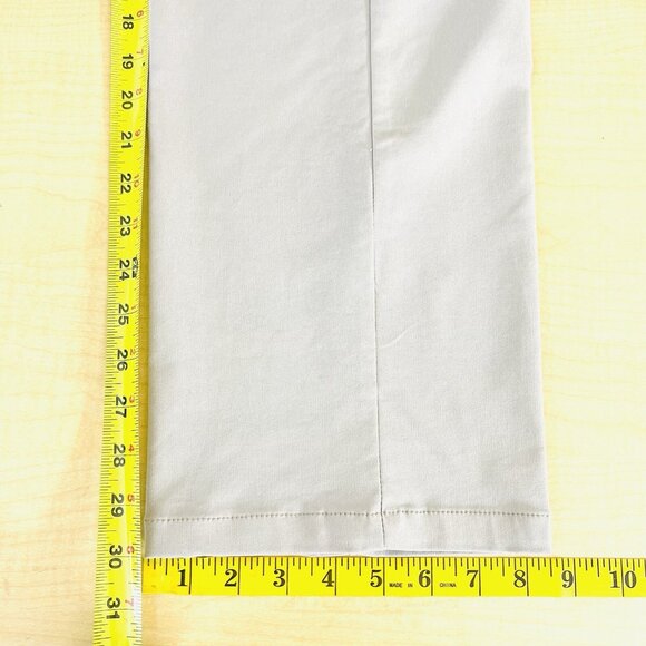 NWT Perry Ellis Men's Stretch Slim Fit Pants Size 36x30 Stone Color Slim Leg - Picture 11 of 15